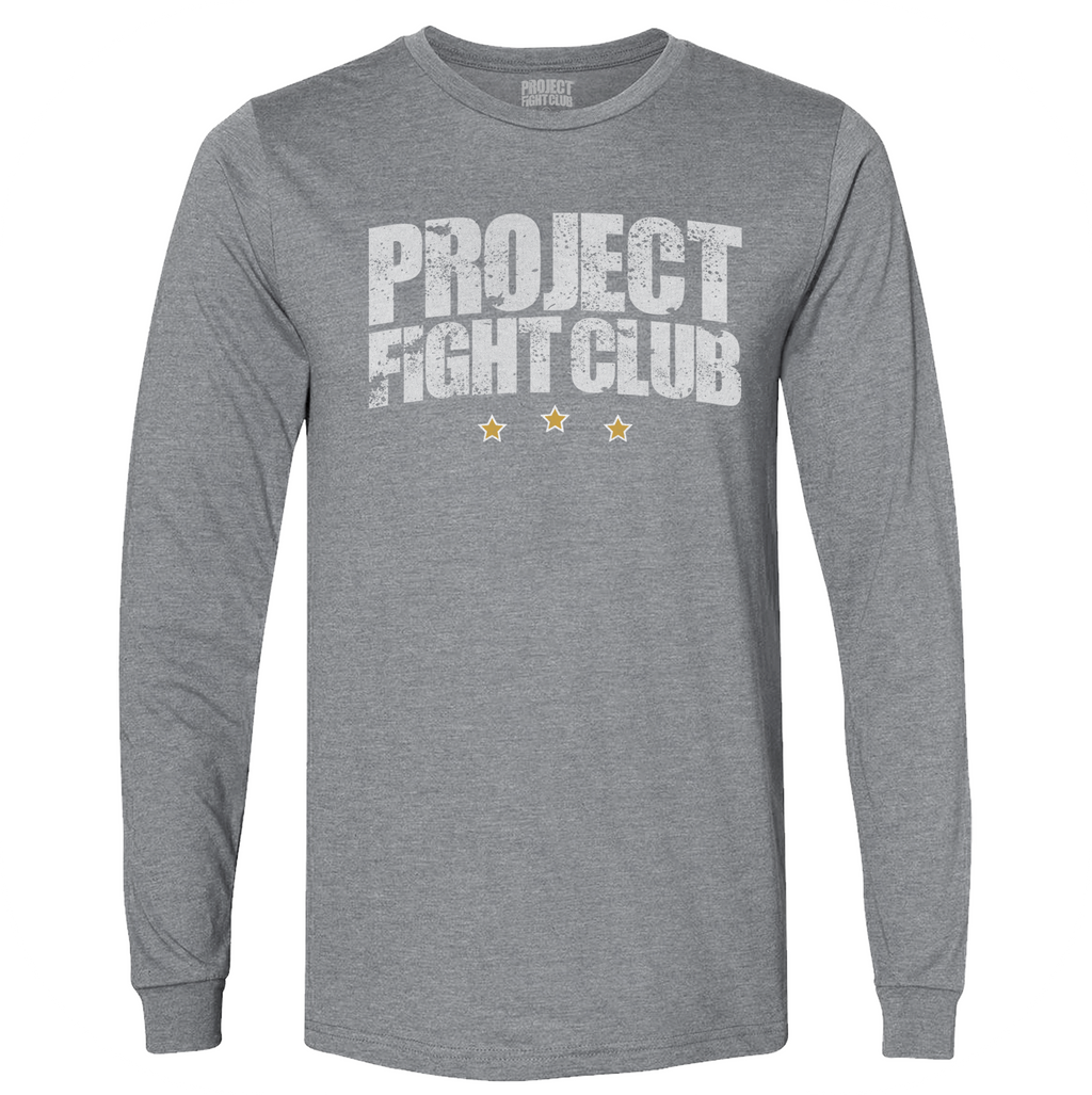 MENS GREY LONG SLEEVE #2 - PROTECT ANIMALS & WILDLIFE