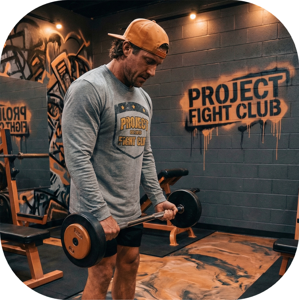 MENS GREY LONG SLEEVE TEE - PROTECT ANIMALS & WILDLIFE
