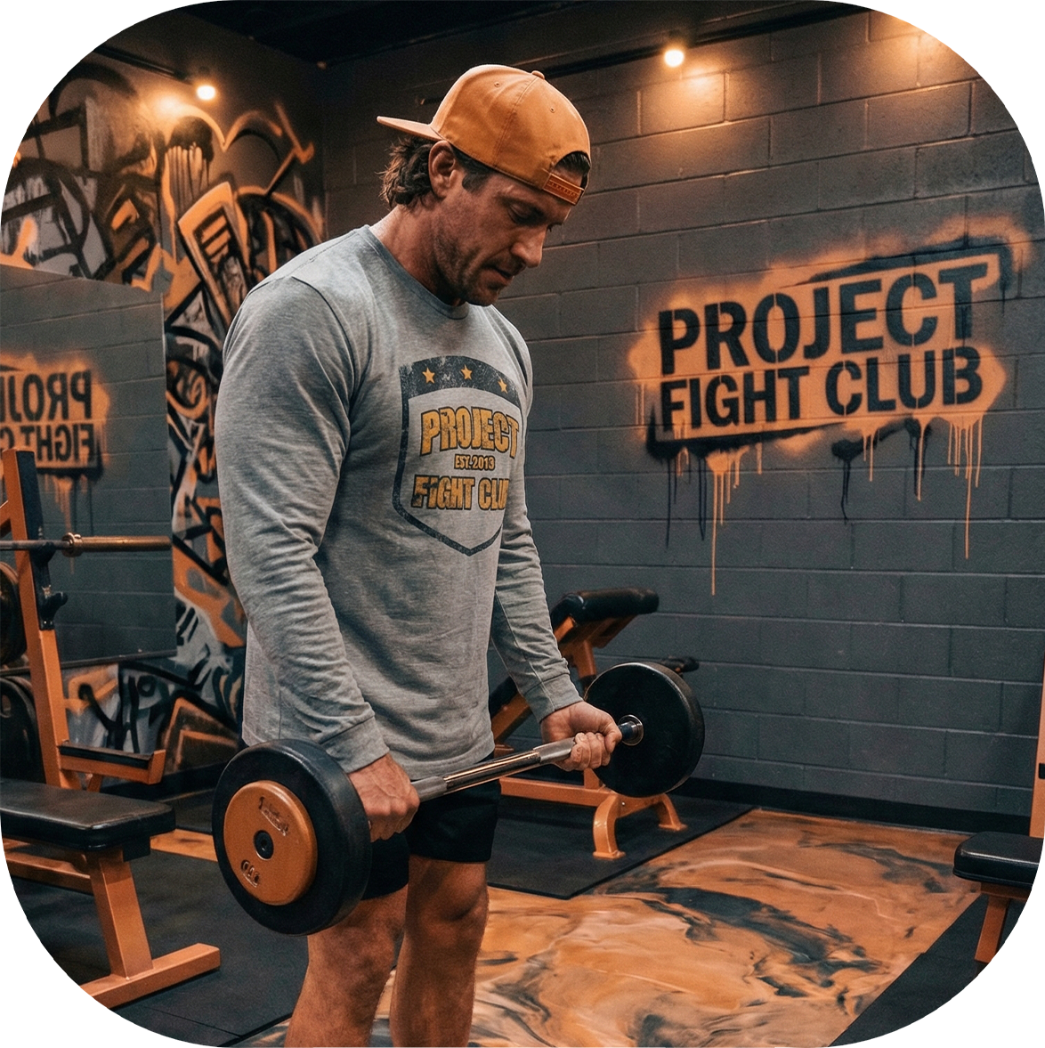 MENS GREY LONG SLEEVE TEE - PROTECT ANIMALS & WILDLIFE