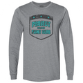 MENS GREY LONG SLEEVE TEE - FIGHT ADDICTION