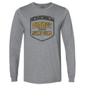 MENS GREY LONG SLEEVE TEE - PROTECT ANIMALS & WILDLIFE