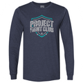 NAVY LONG SLEEVE TEE - FIGHT ADDICTION
