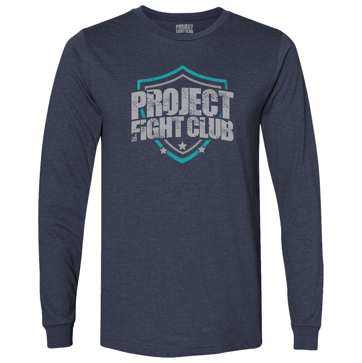 NAVY LONG SLEEVE TEE - FIGHT ADDICTION