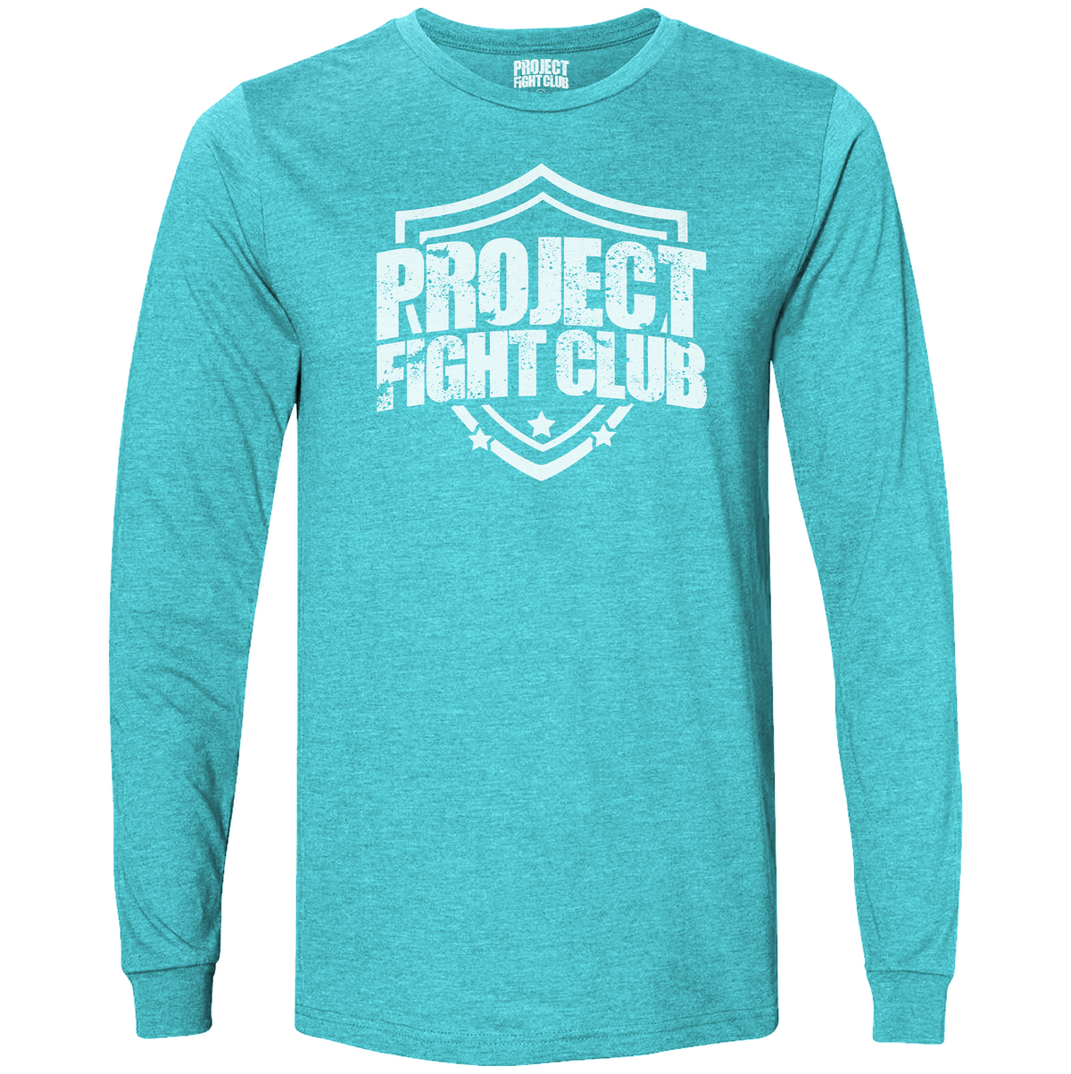 TEAL LONG SLEEVE TEE - FIGHT ADDICTION