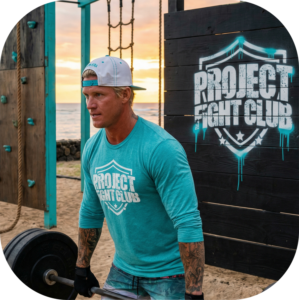 TEAL LONG SLEEVE TEE - FIGHT ADDICTION
