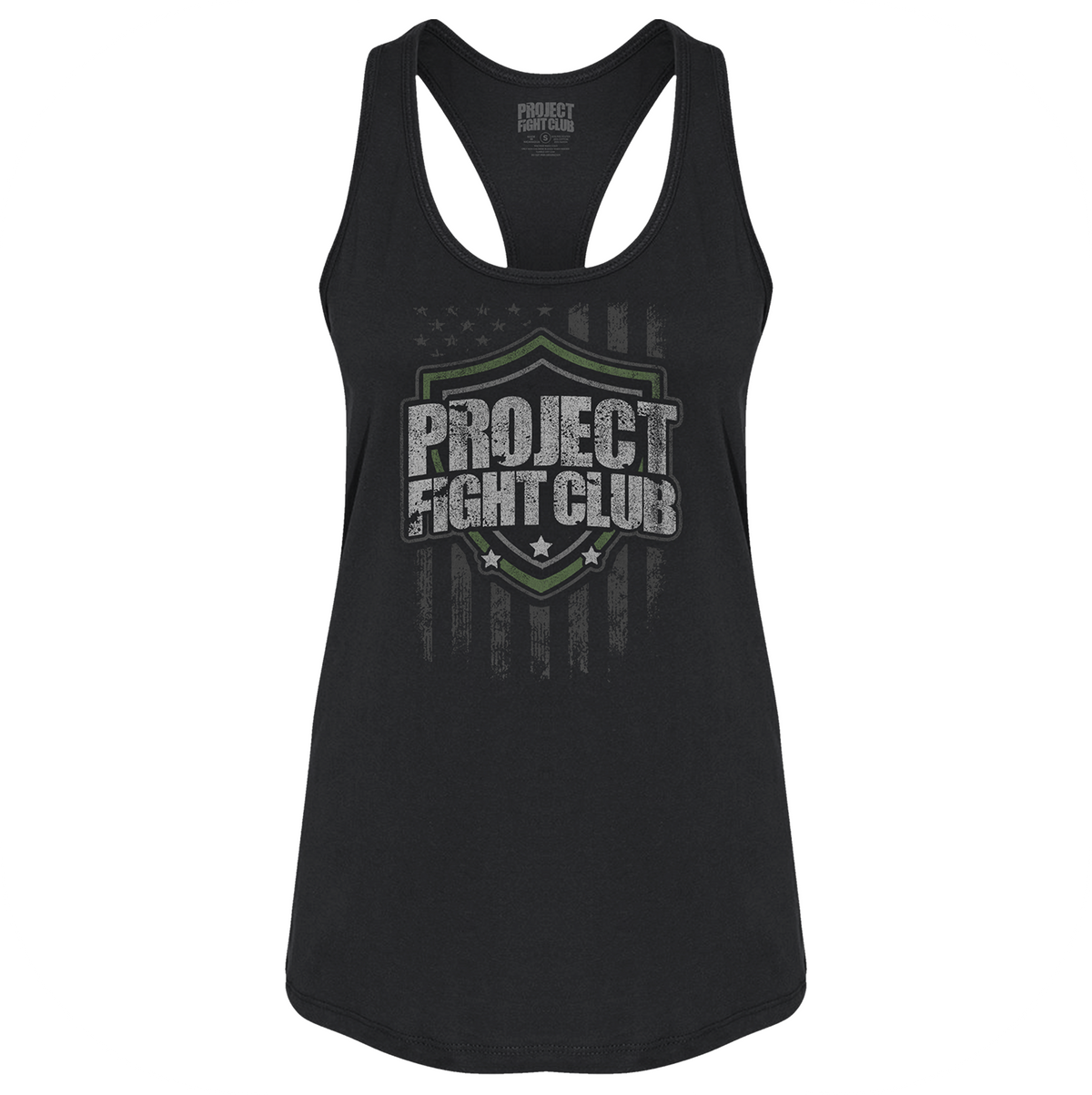 WOMENS BLACK RACERBACK TANK 2 - HONOR SOLDIERS & VETERANS