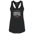 BLACK RACERBACK TANK 2 - HONOR FIREFIGHTERS & EMTs