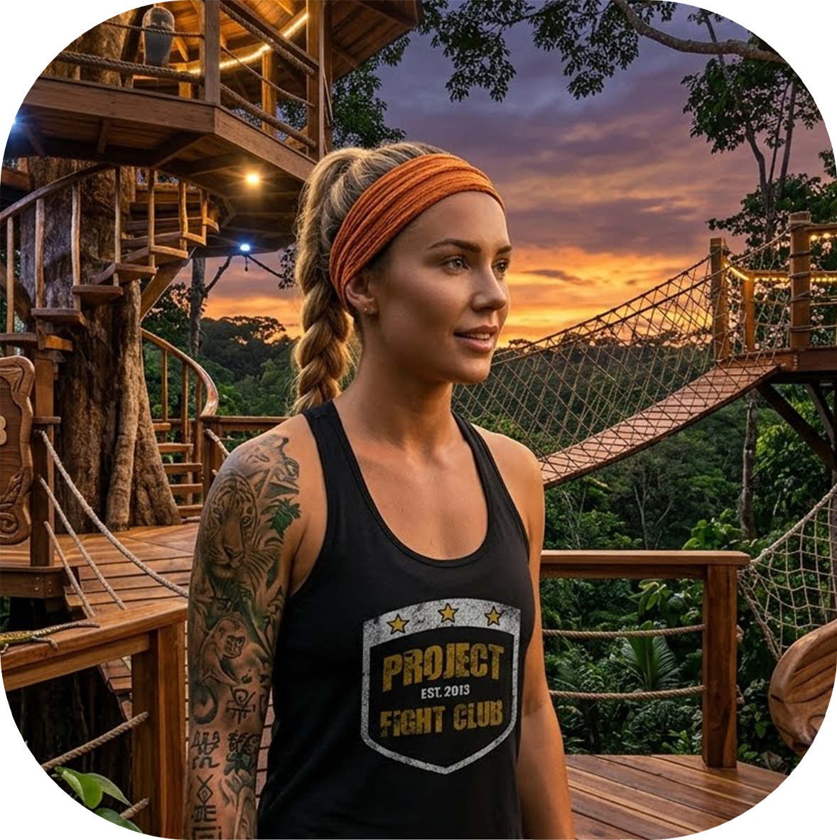 WOMENS BLACK RACERBACK TANK #3 - PROTECT ANIMALS & WILDLIFE