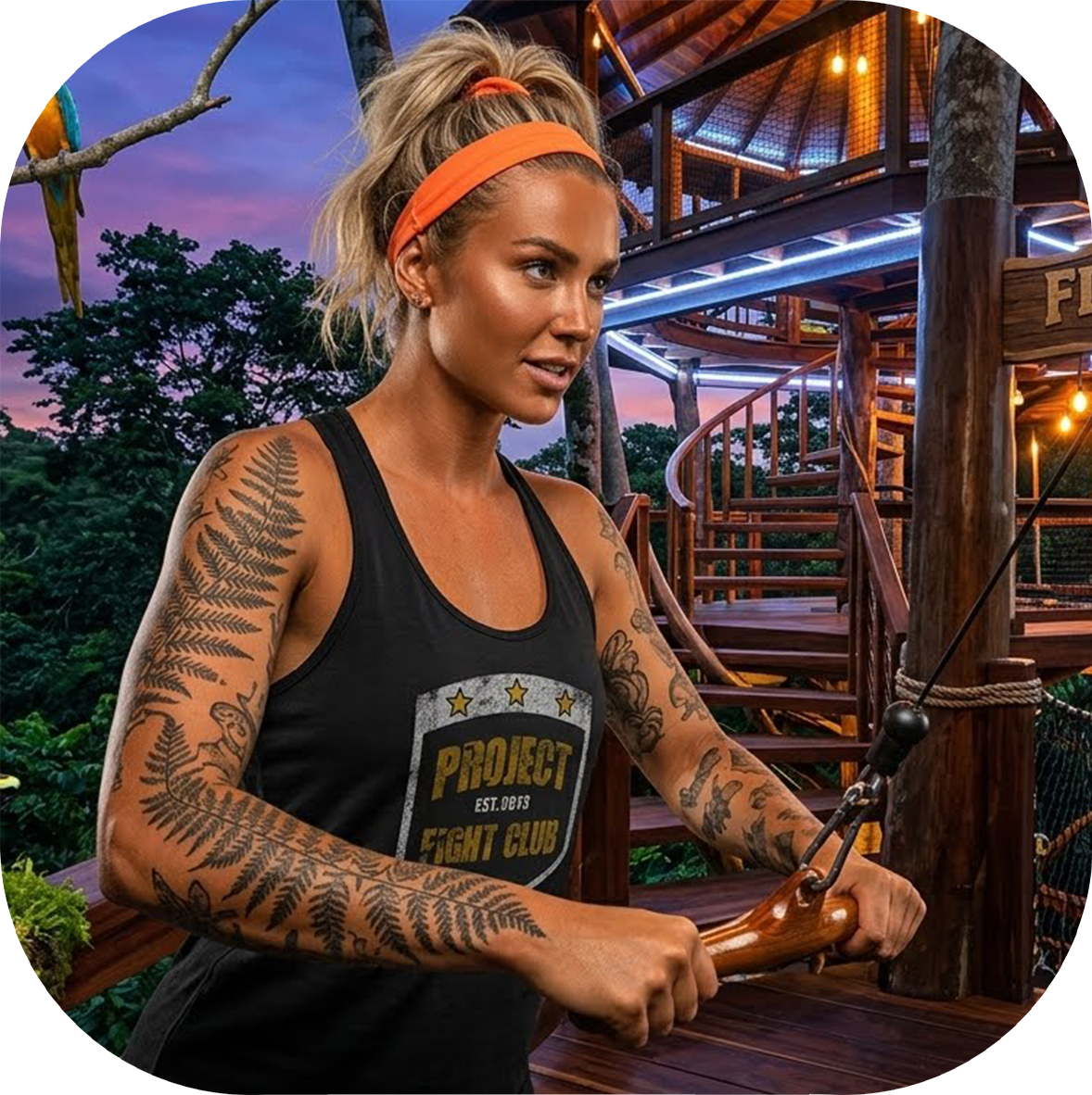WOMENS BLACK RACERBACK TANK #3 - PROTECT ANIMALS & WILDLIFE