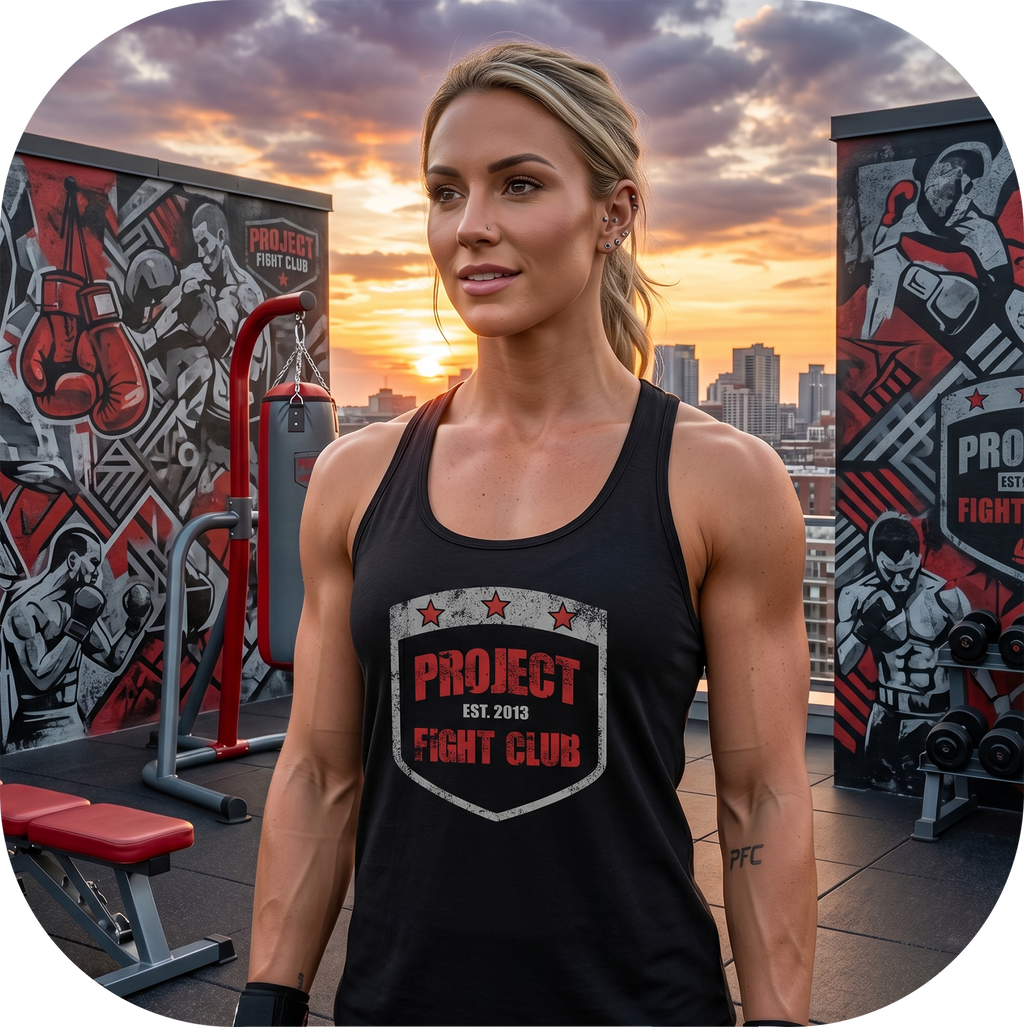 BLACK RACERBACK TANK #3 - HONOR FIREFIGHTERS & EMTs