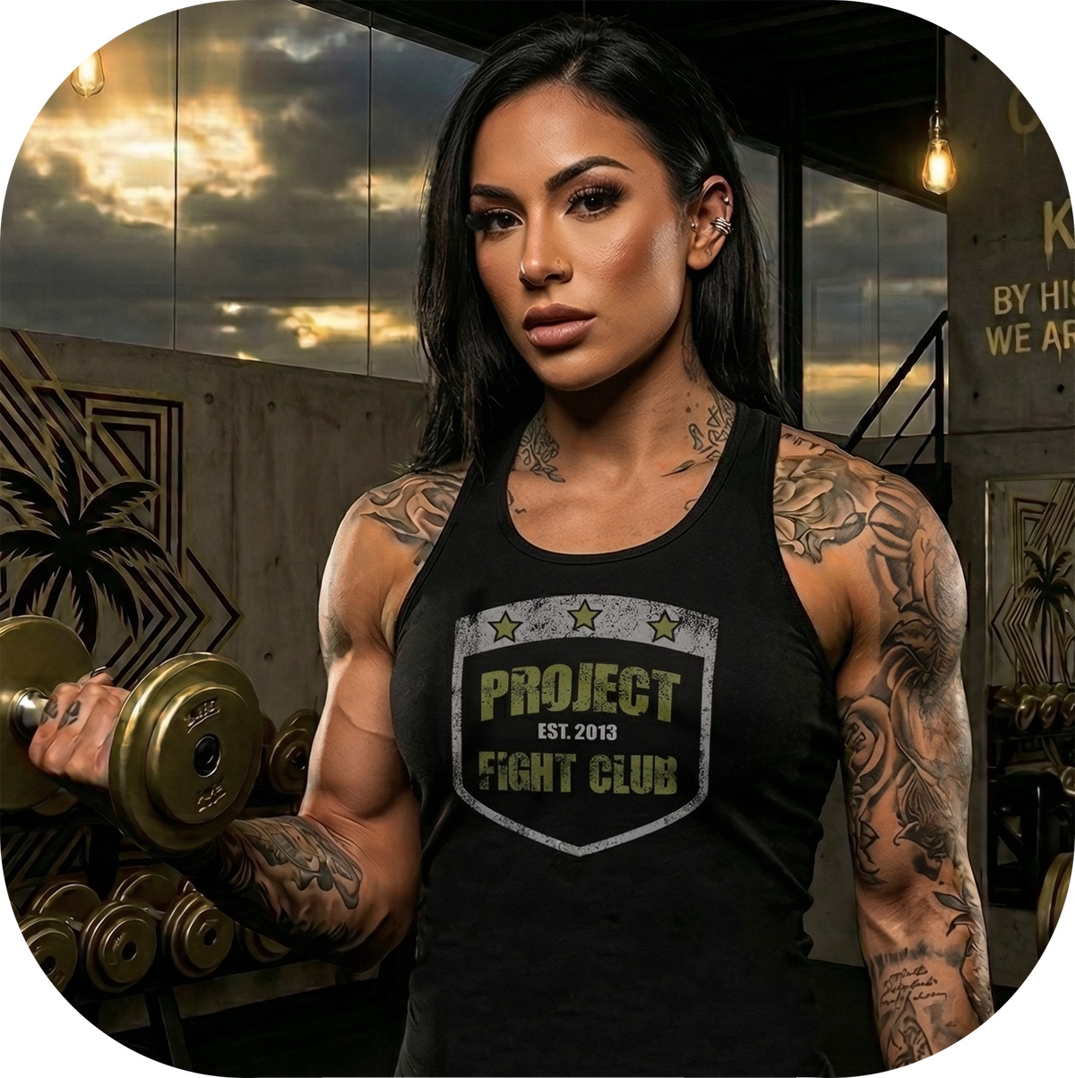 BLACK RACERBACK TANK #3- SPREAD CHRISTIANITY