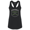 WOMENS BLACK RACERBACK TANK 3 - HONOR SOLDIERS & VETERANS