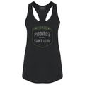 WOMENS BLACK RACERBACK TANK 4 - HONOR SOLDIERS & VETERANS