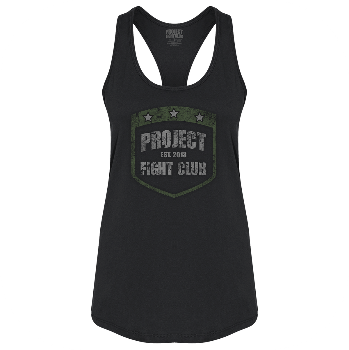 WOMENS BLACK RACERBACK TANK 4 - HONOR SOLDIERS & VETERANS