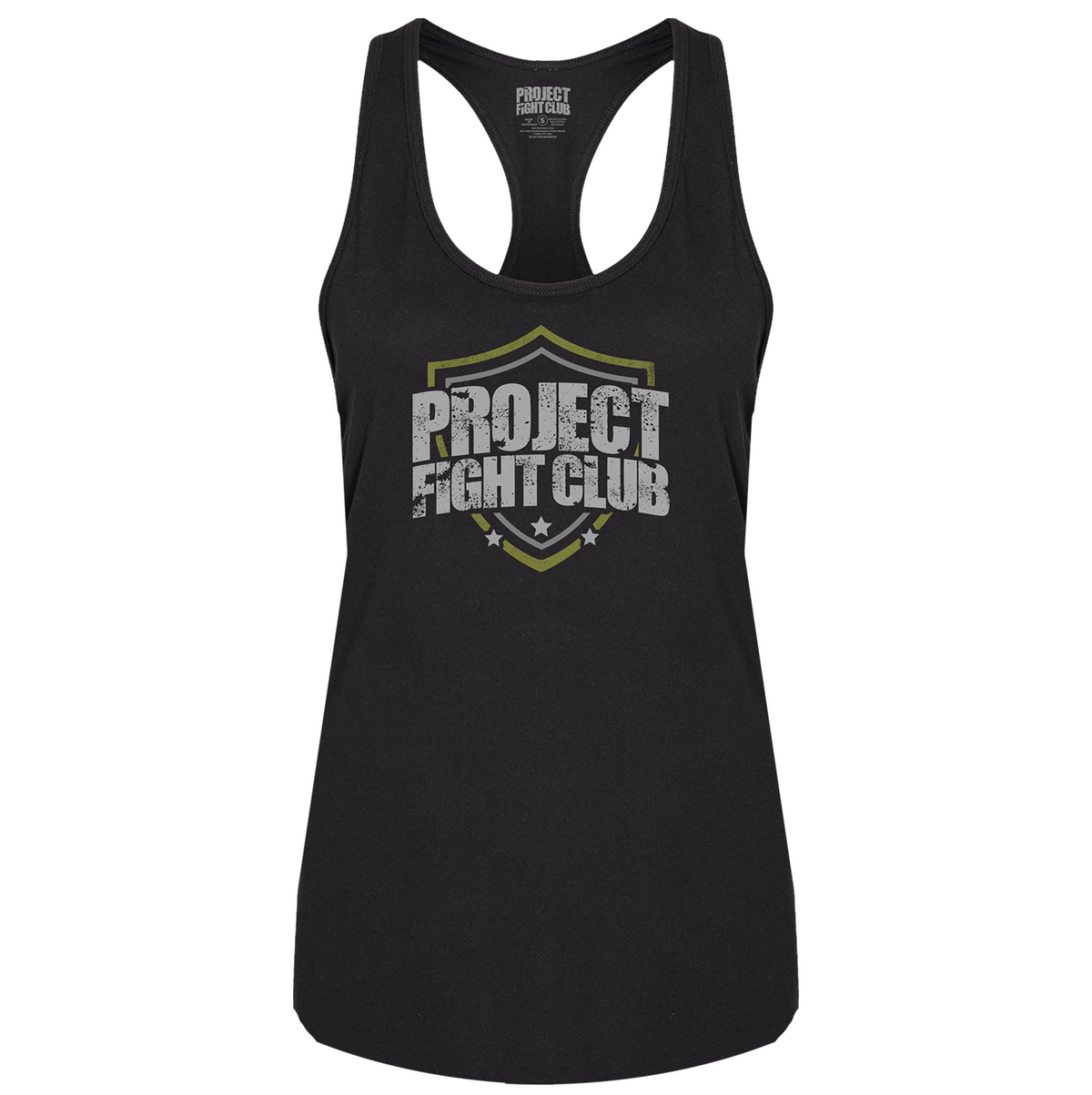 WOMENS BLACK RACERBACK TANK - SPREAD CHRISTIANITY