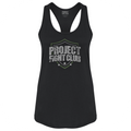 WOMENS BLACK RACERBACK TANK - HONOR SOLDIERS & VETERANS