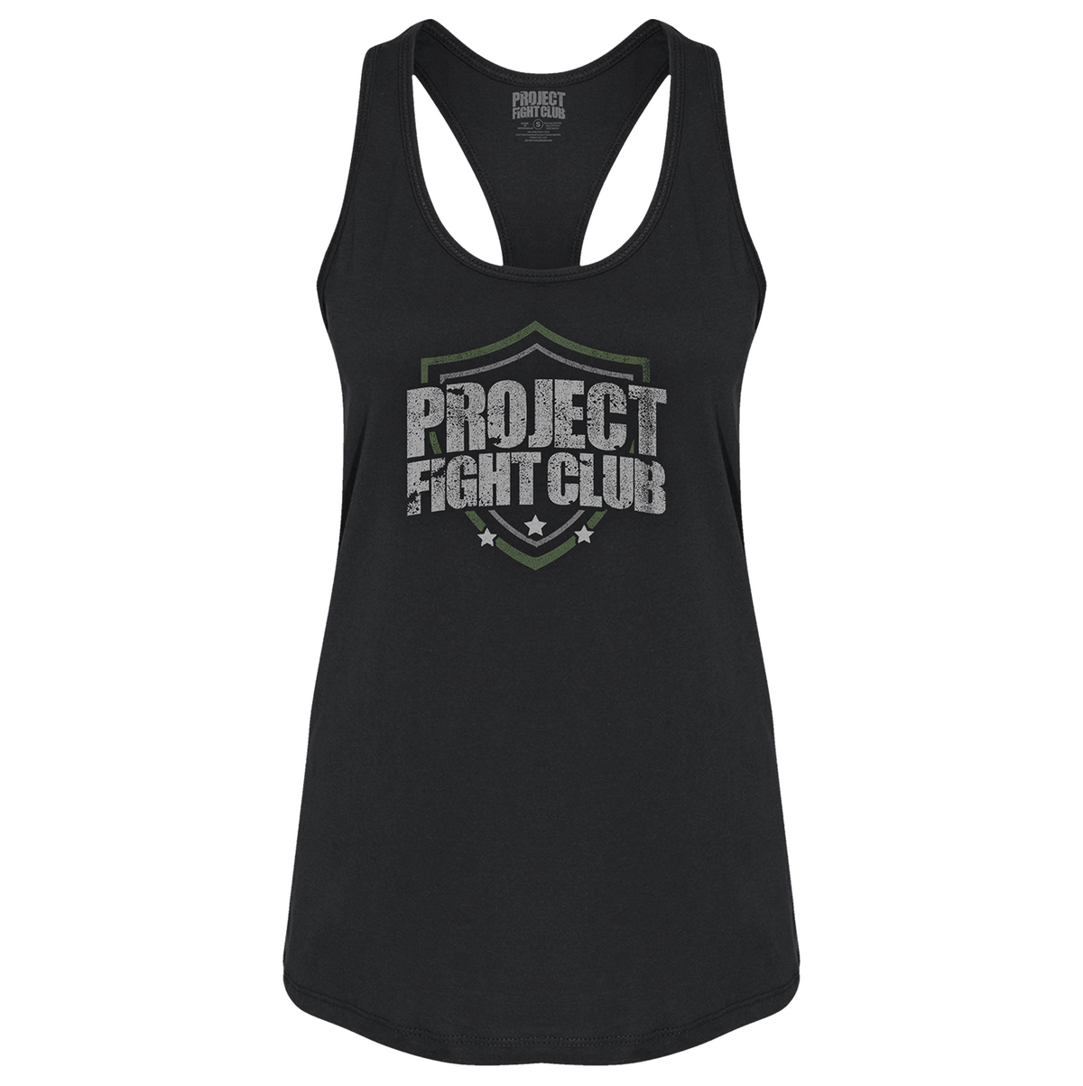 WOMENS BLACK RACERBACK TANK - HONOR SOLDIERS & VETERANS