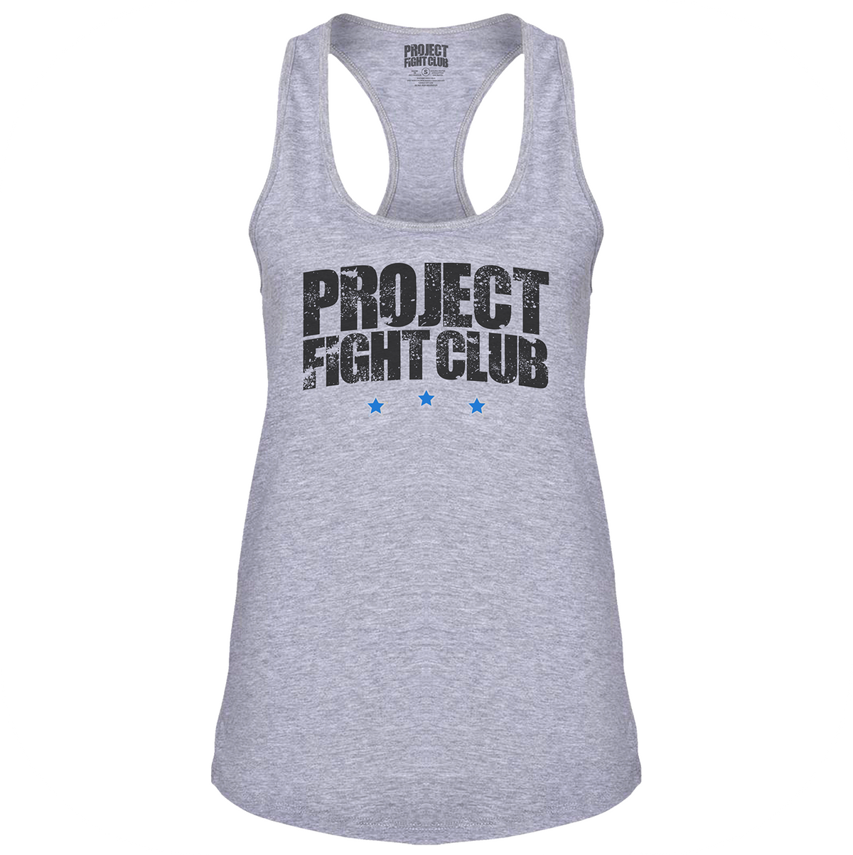 WOMENS GREY RACERBACK TANK #2 - SUPPORT POLICE