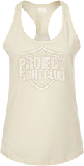 WOMENS NATURAL RACERBACK TANK - PROTECT ANIMALS & WILDLIFE