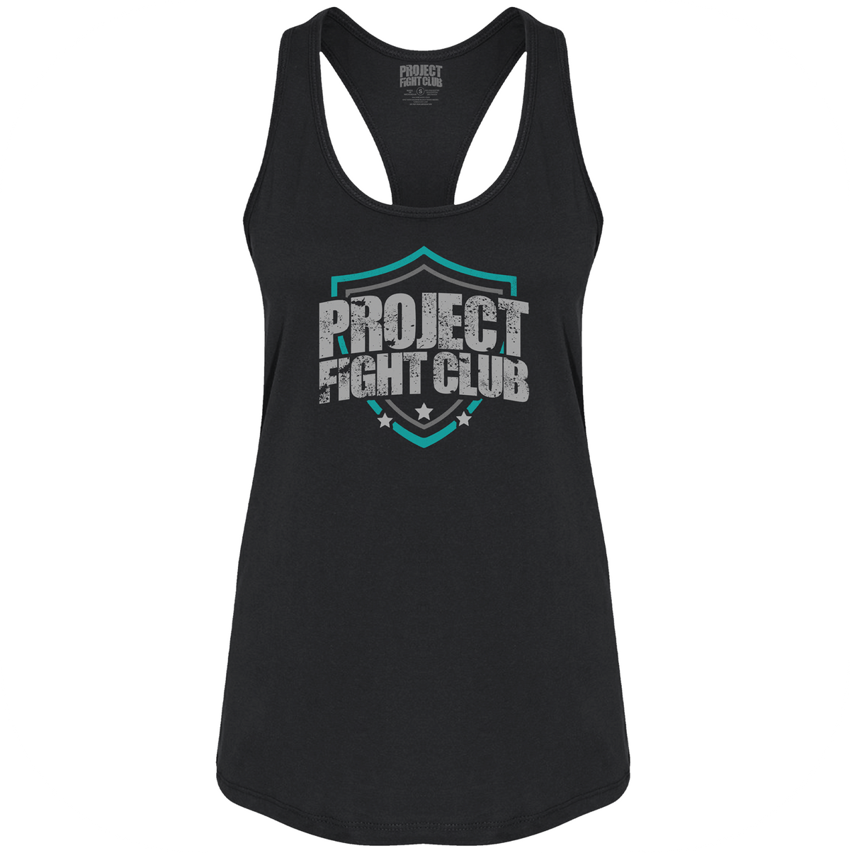 WOMENS BLACK RACERBACK TANK - FIGHT ADDICTION