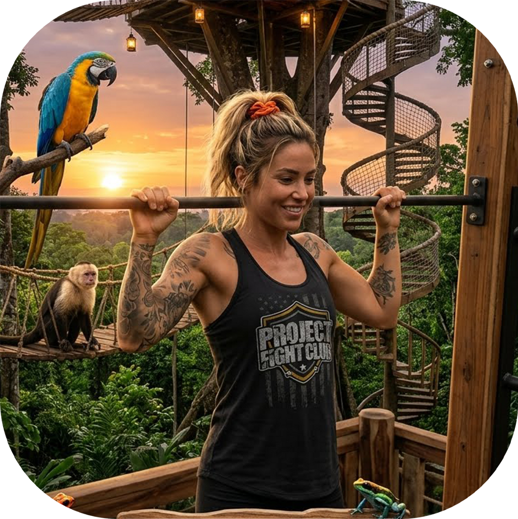 WOMENS BLACK RACERBACK TANK #2 - PROTECT ANIMALS & WILDLIFE