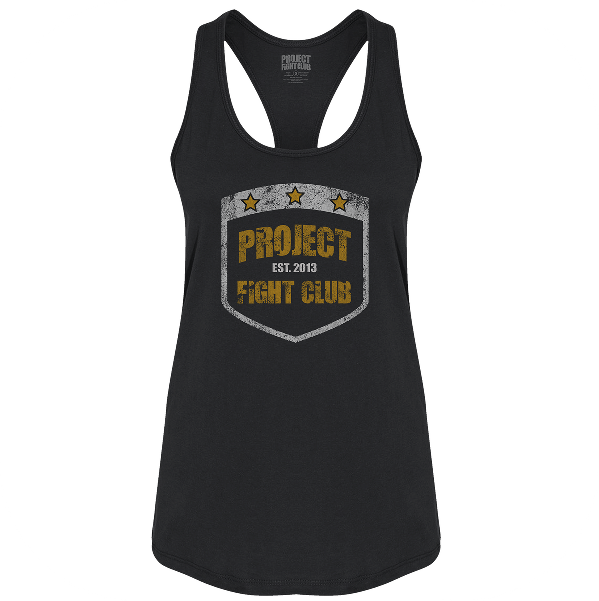 WOMENS BLACK RACERBACK TANK #3 - PROTECT ANIMALS & WILDLIFE