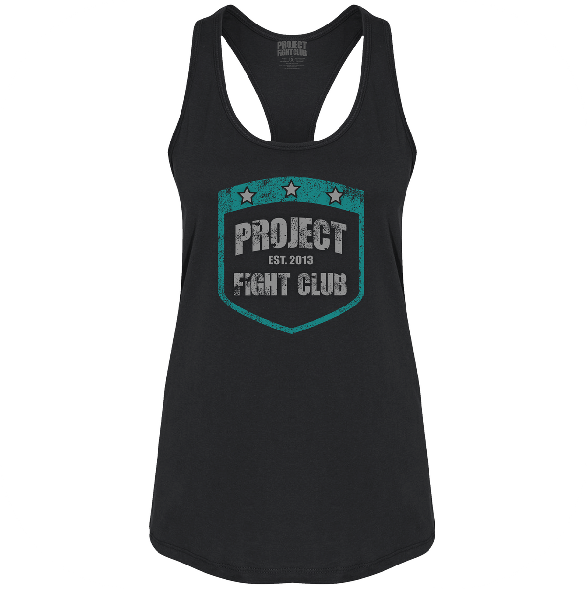 WOMENS BLACK RACERBACK TANK #4 - FIGHT ADDICTION