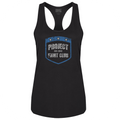 WOMENS BLACK RACERBACK TANK #4 - SUPPORT POLICE