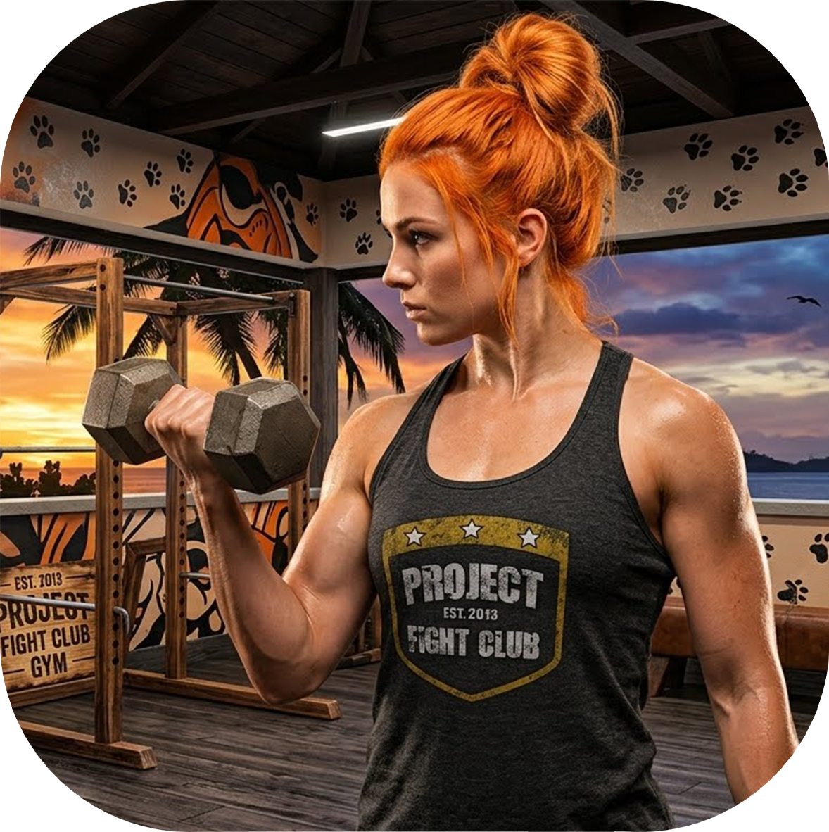 WOMENS BLACK RACERBACK TANK #4 - PROTECT ANIMALS & WILDLIFE
