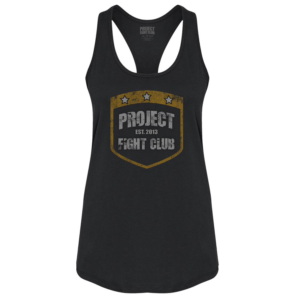 WOMENS BLACK RACERBACK TANK #4 - PROTECT ANIMALS & WILDLIFE