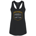 WOMENS BLACK RACERBACK TANK #4 - PROTECT ANIMALS & WILDLIFE