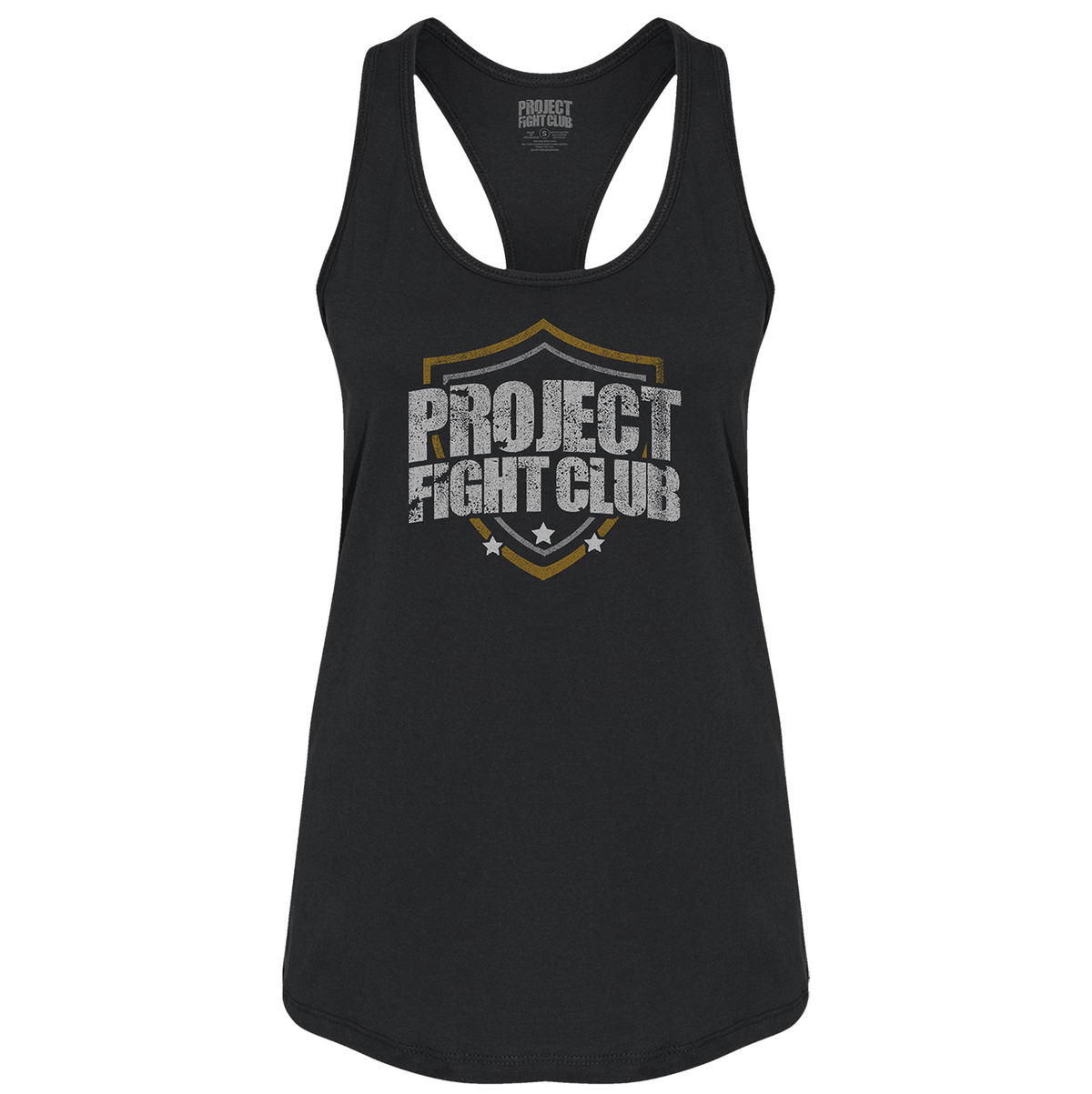 WOMENS BLACK RACERBACK TANK - PROTECT ANIMALS & WILDLIFE