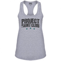 WOMENS GREY RACERBACK TANK - FIGHT ADDICTION