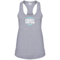 WOMENS GREY RACERBACK TANK #3 - FIGHT ADDICTION
