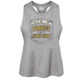 GREY CROPPED RACERBACK TANK #2 - PROTECT ANIMALS & WILDLIFE