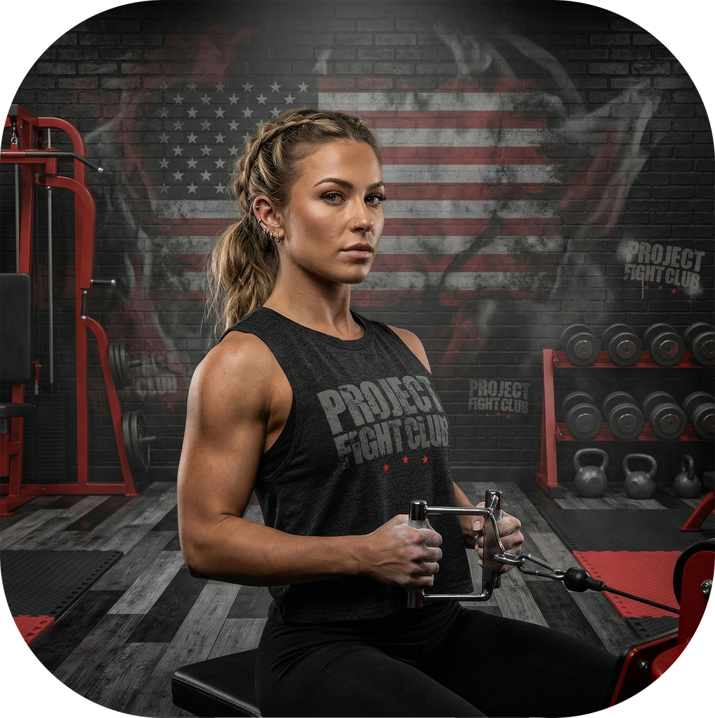 BLACK CROPPED RACERBACK TANK - HONOR FIREFIGHTERS & EMTs
