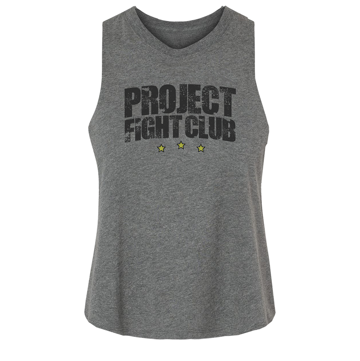 DEEP HEATHER CROPPED RACERBACK TANK - SPREAD CHRISTIANITY