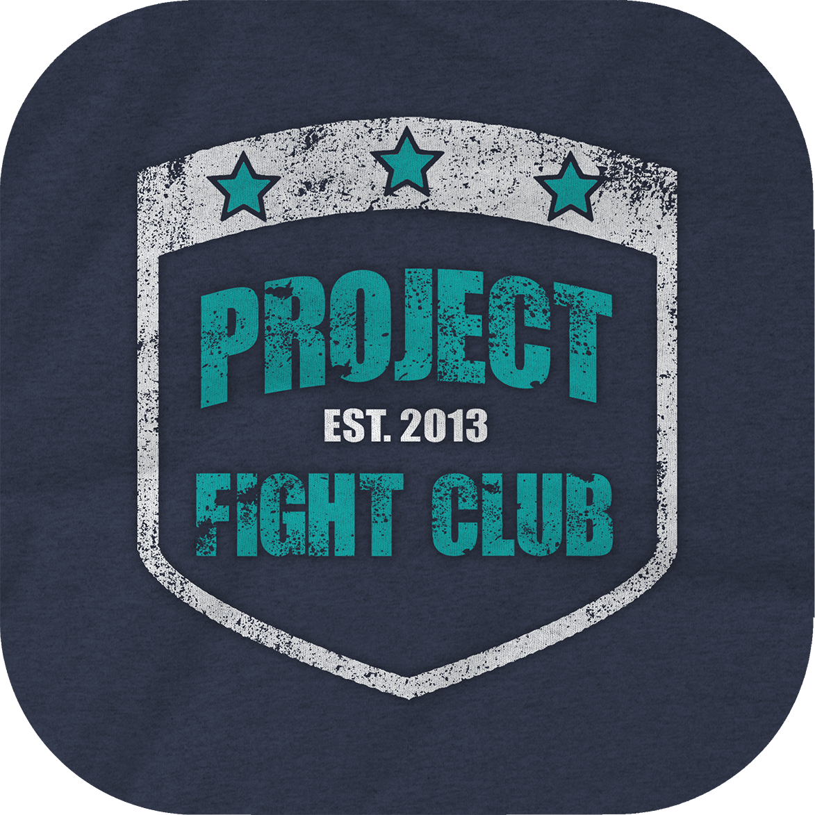 WOMENS NAVY CROPPED RACERBACK TANK #2 - FIGHT ADDICTION
