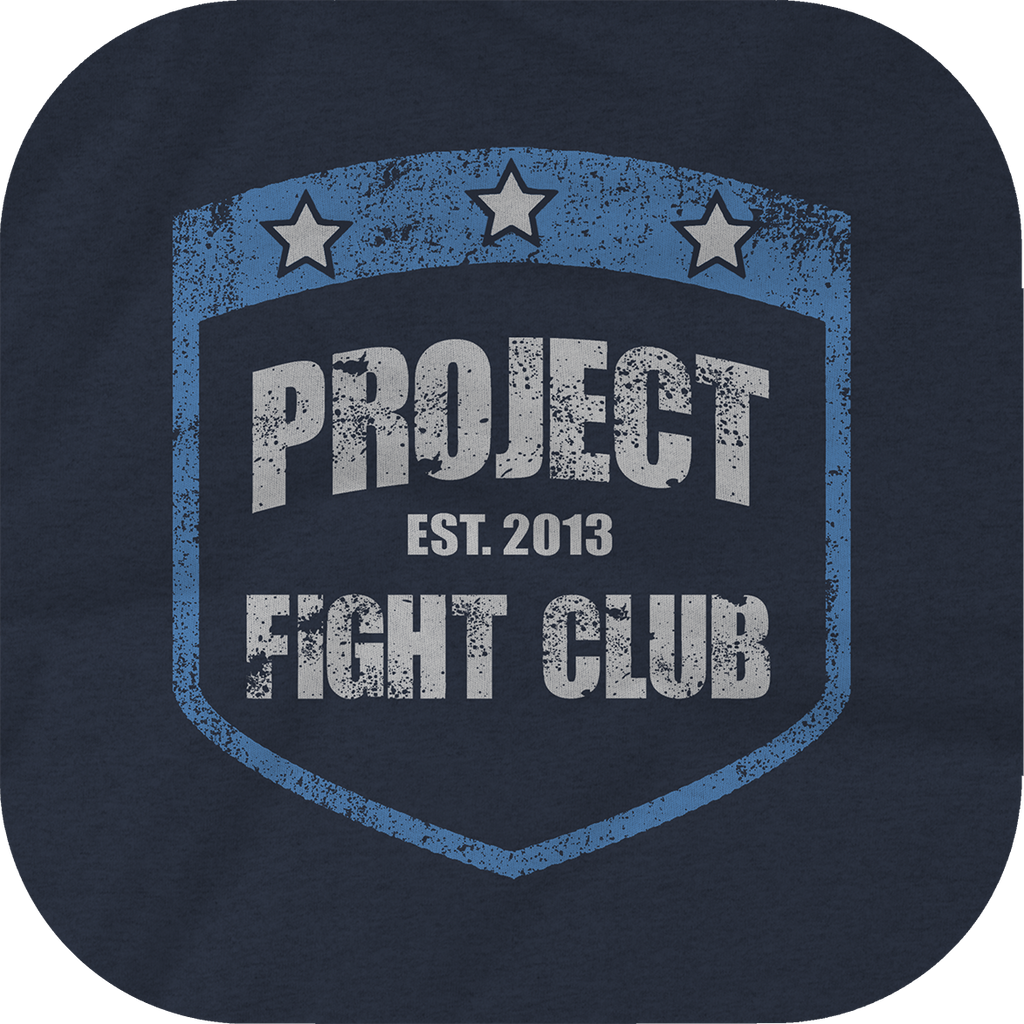WOMENS NAVY RACERBACK CROPPED TANK #3 - SUPPORT POLICE