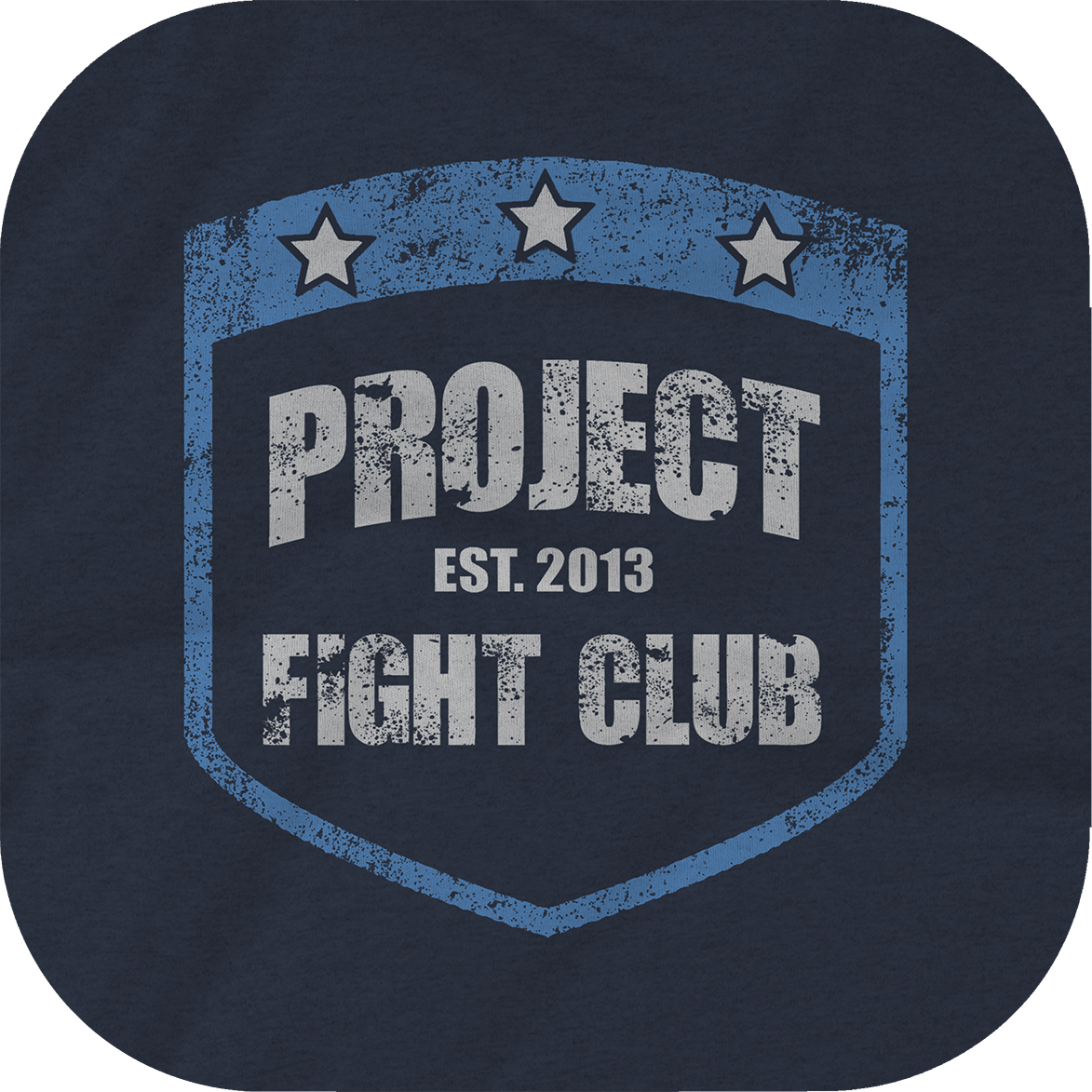 WOMENS NAVY RACERBACK CROPPED TANK #3 - SUPPORT POLICE