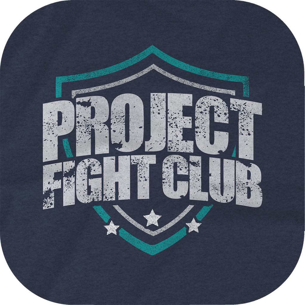 WOMENS NAVY CROPPED RACERBACK TANK - FIGHT ADDICTION