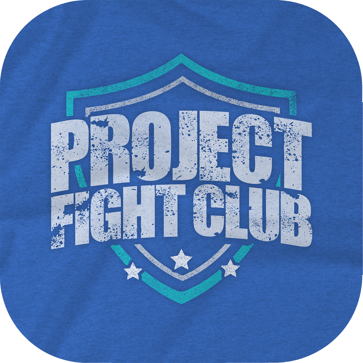 WOMENS BLUE CROPPED RACERBACK TANK - FIGHT ADDICTION