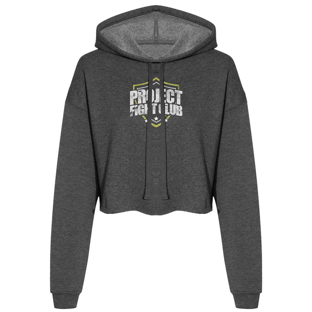 DARK GREY CROPPED HOODIE - SPREAD CHRISTIANITY