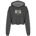 DARK GREY CROPPED HOODIE - SPREAD CHRISTIANITY