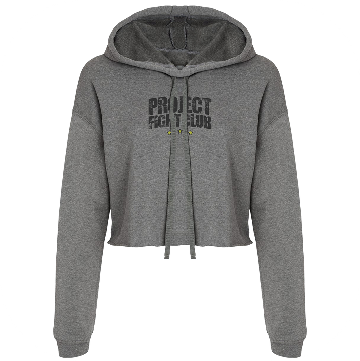 DEEP HEATHER CROPPED HOODIE - SPREAD CHRISTIANITY