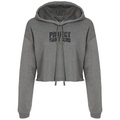 DEEP HEATHER CROPPED HOODIE - PROTECT ANIMALS & WILDLIFE