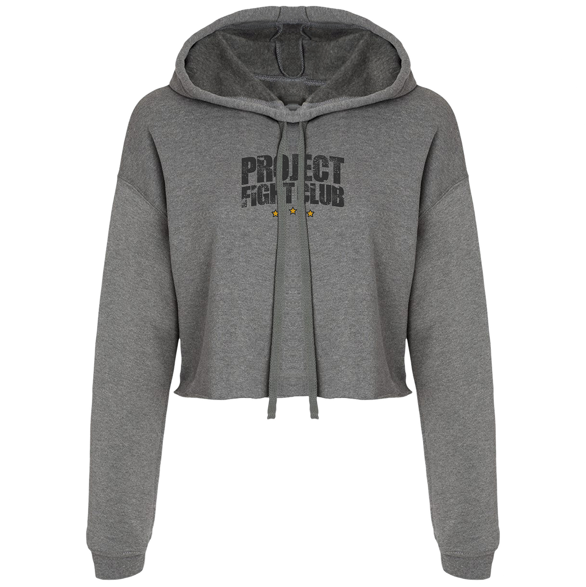 DEEP HEATHER CROPPED HOODIE - PROTECT ANIMALS & WILDLIFE