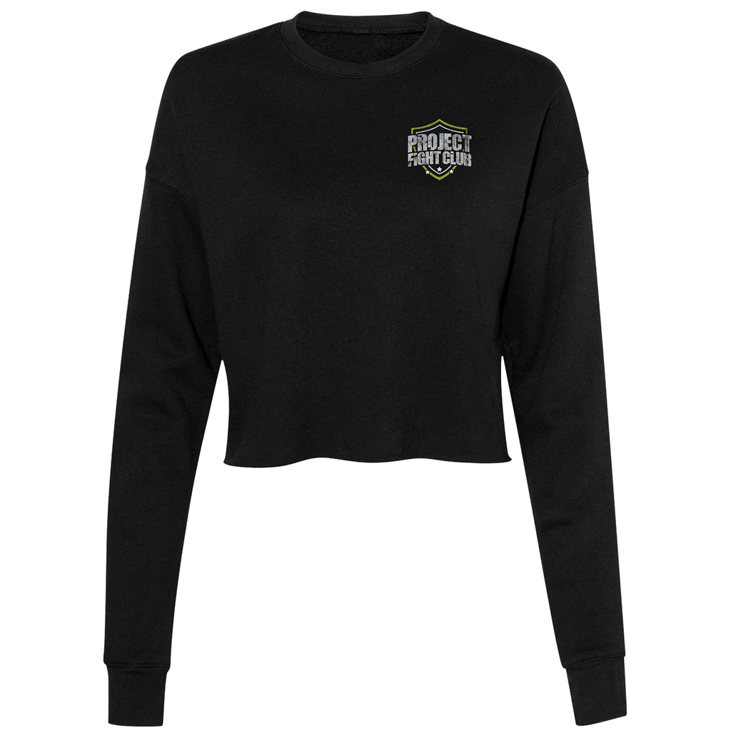 BLACK CROPPED SWEATSHIRT - SPREAD CHRISTIANITY
