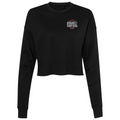 BLACK CROPPED SWEATSHIRT - HONOR FIREFIGHTERS & EMTs