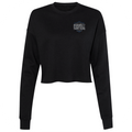 BLACK CROPPED FLEECE - SUPPORT POLICE